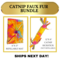 Faux Fur Bundle-Refillable Catnip Mat and Faux Fur Catnip Kickstick
